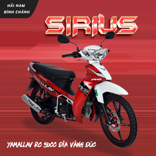 XE SIRIUS YAMALLAV RC 50CC ĐĨA VÀNH ĐÚC